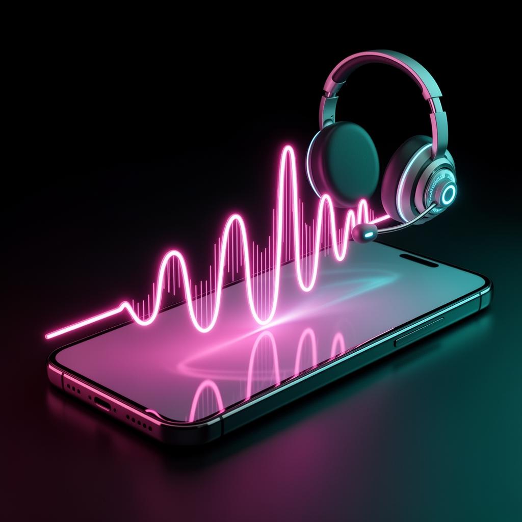 AI voice agent visualization